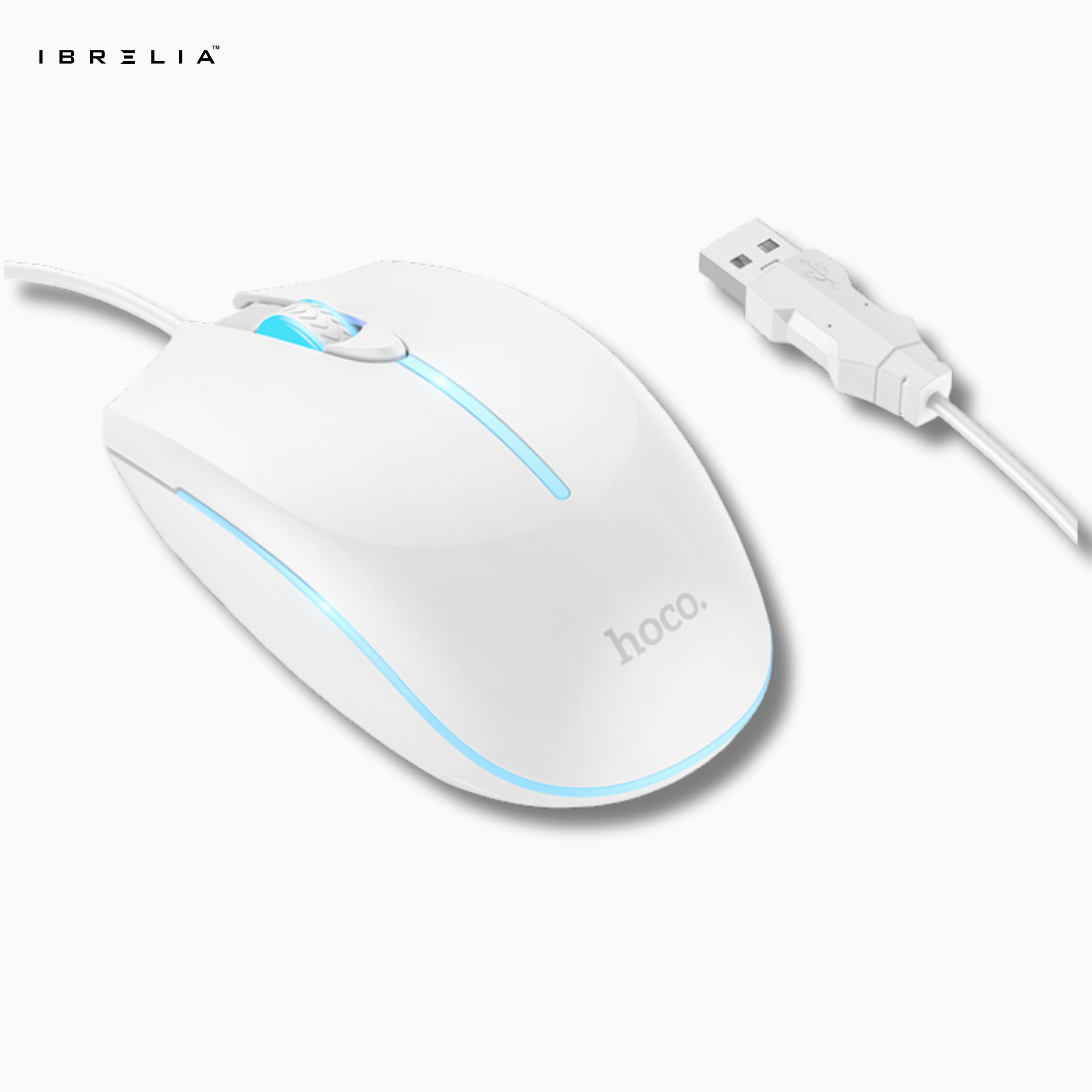HOCO GM37 – 2400 DPI Gaming Luminous Wired Mouse | IBRELIA™