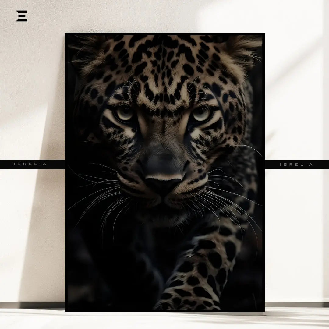 Premium Resin Coated Wall Art – Leopard Portrait Collectible | IBRELIA Pakistan IBRELIA