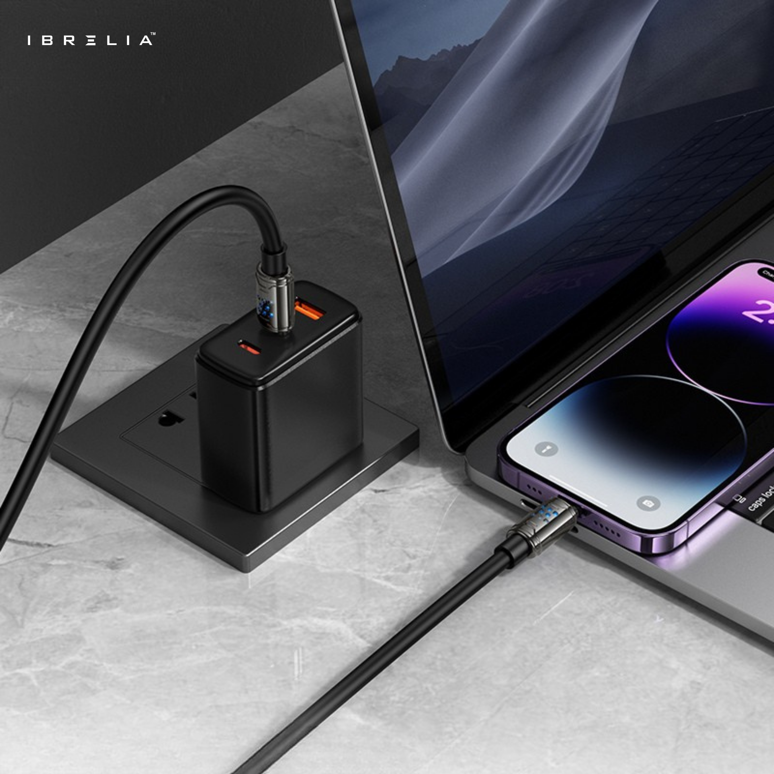 HOCO U143 Joy PD27W Fast Charging Zinc Alloy Data Cable for iPhone | IBRELIA™