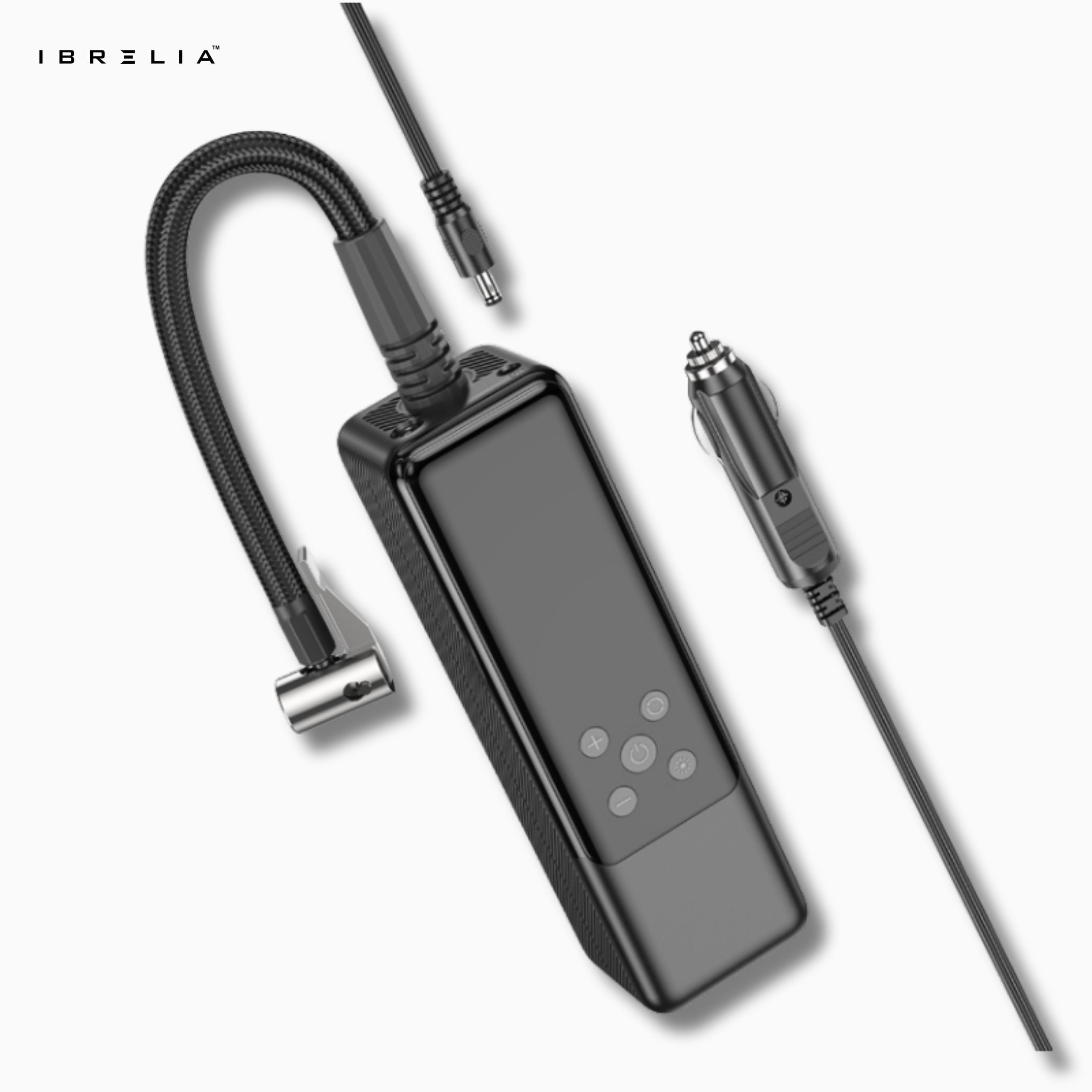 HOCO ZP5 May Smart Air Pump – 20-Cylinder High Power Portable Inflator with 3m Cable | IBRELIA™