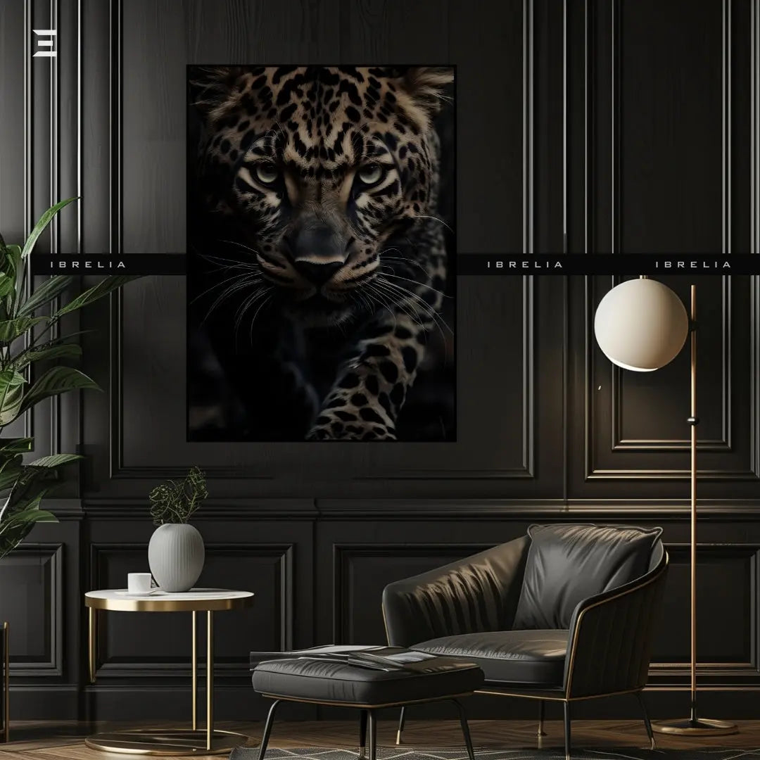 Premium Resin Coated Wall Art – Leopard Portrait Collectible | IBRELIA Pakistan IBRELIA