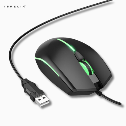 HOCO GM37 – 2400 DPI Gaming Luminous Wired Mouse | IBRELIA™