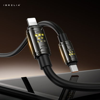 HOCO U143 Joy PD27W Fast Charging Zinc Alloy Data Cable for iPhone | IBRELIA™
