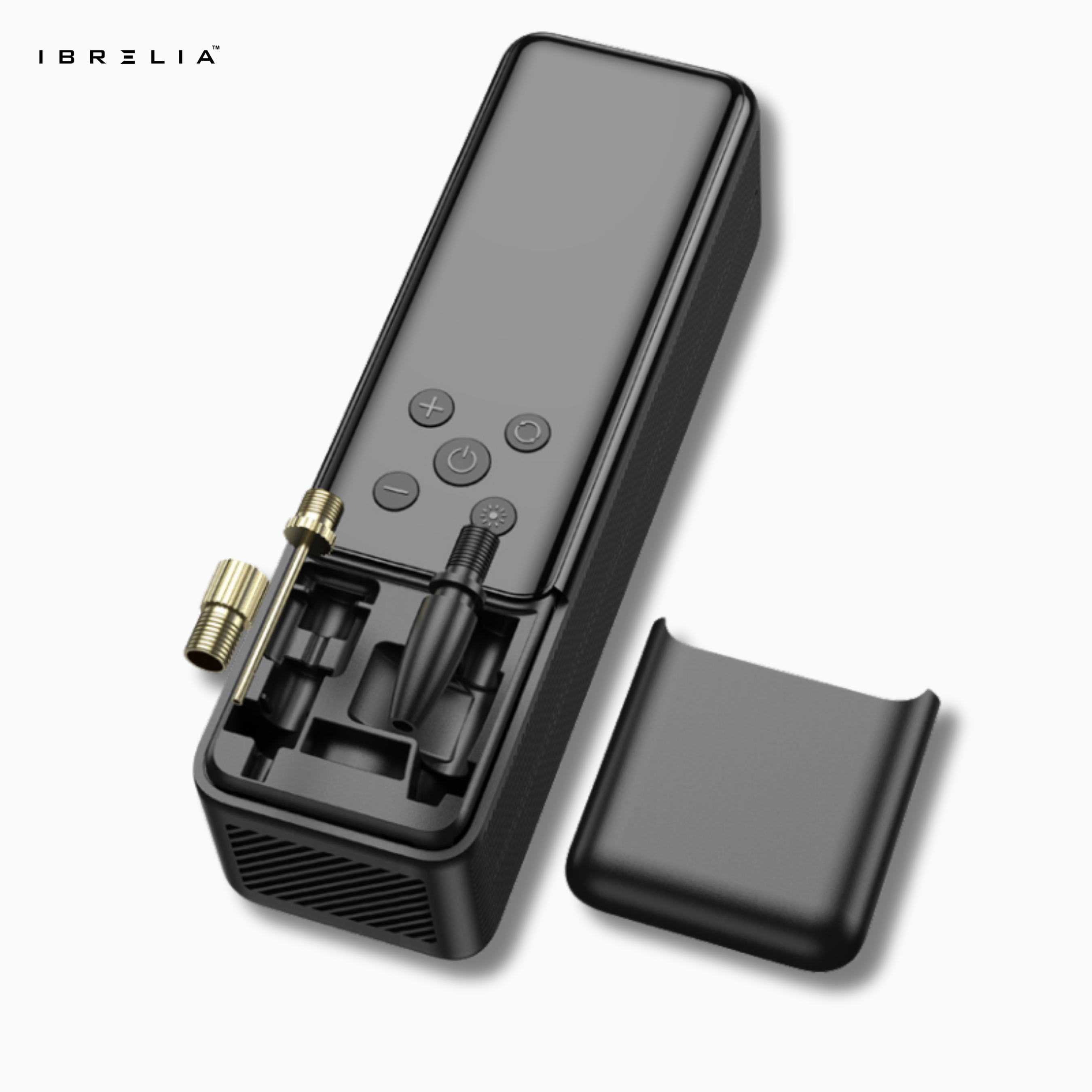 HOCO ZP5 May Smart Air Pump – 20-Cylinder High Power Portable Inflator with 3m Cable | IBRELIA™