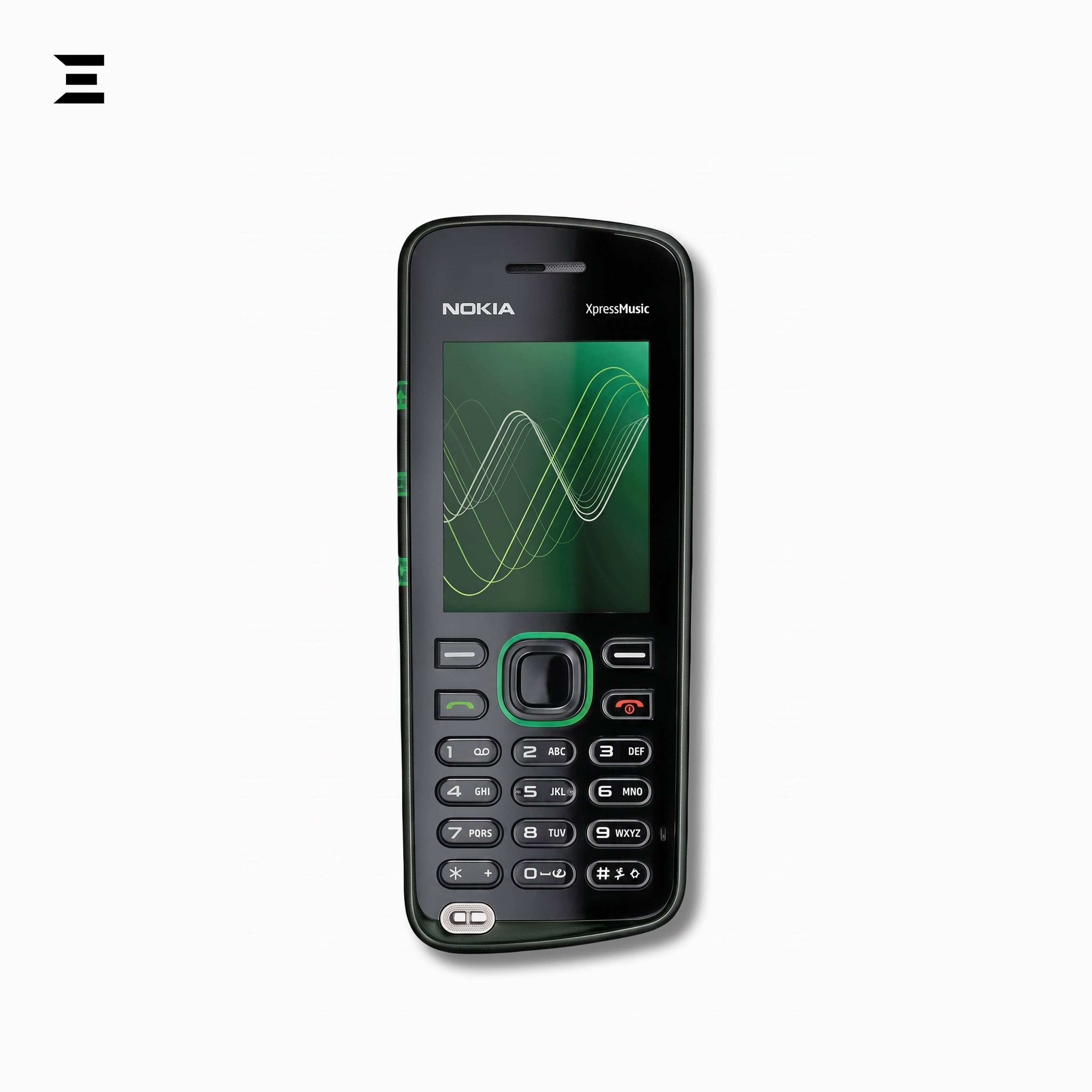 Nokia 5220 XpressMusic Green | Brand New | Original Nokia Music Phone | Phone Only