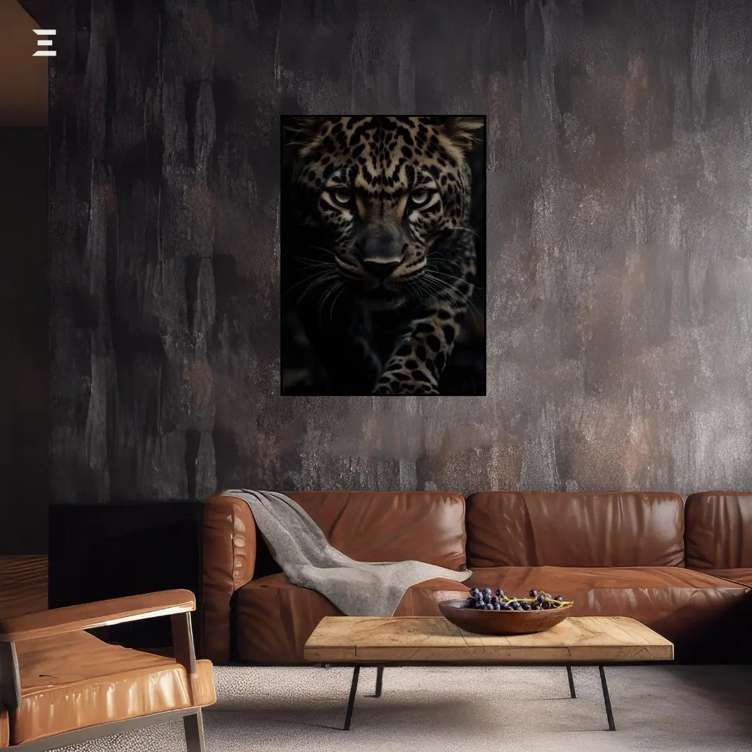 Premium Resin Coated Wall Art – Leopard Portrait Collectible | IBRELIA Pakistan IBRELIA