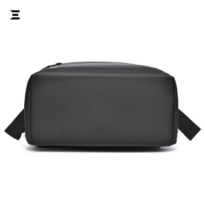 IBRELIA™ Waterproof Roll-Top Laptop Backpack – Black Minimalist Edition IBRELIA