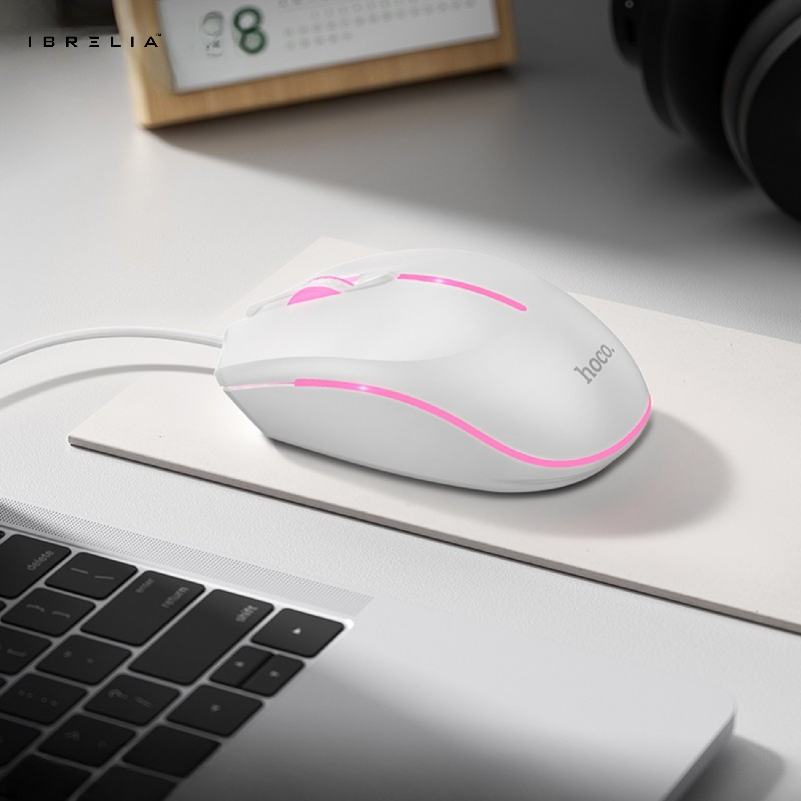 HOCO GM37 – 2400 DPI Gaming Luminous Wired Mouse | IBRELIA™
