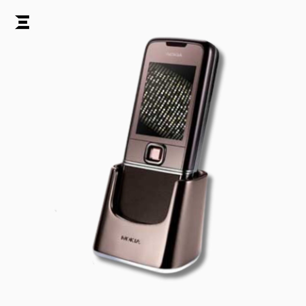 Nokia 8800 Sapphire Arte Brown | Pre-Owned | Original Luxury Slider Phone | With Charging Dock & Charger