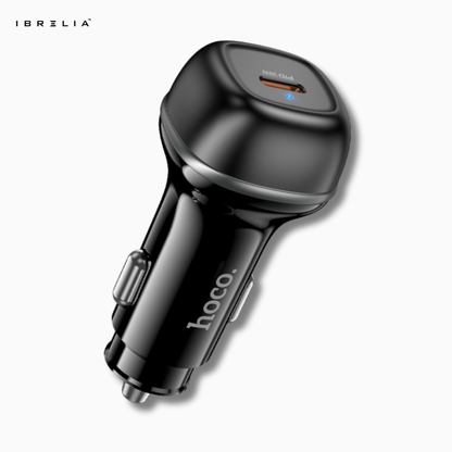 HOCO Z58 Rank Single Port PD30W Car Charger – Ultra-Fast USB-C 30W Output | IBRELIA™