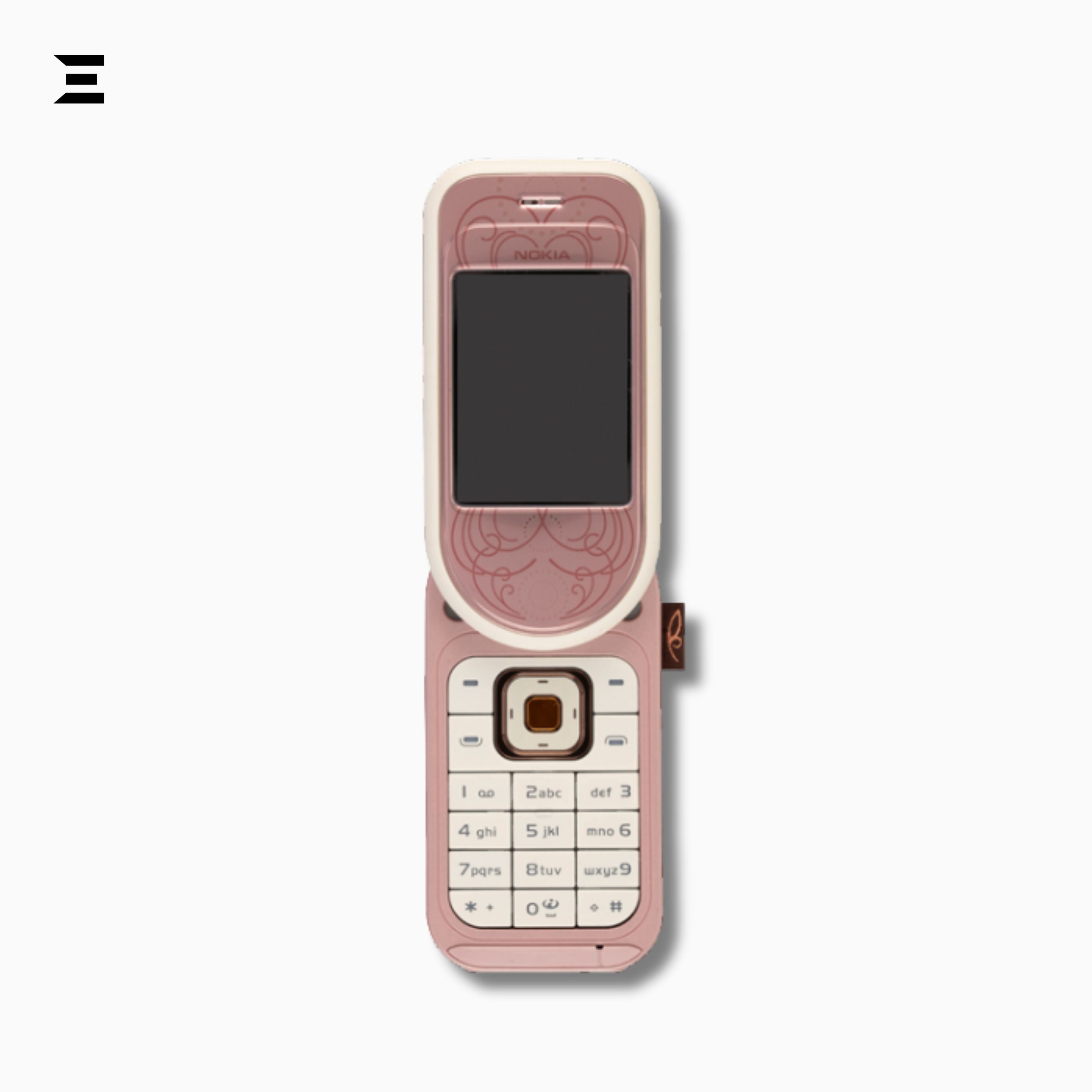 Nokia 7373 Pink & White (Brand New – Only Phone) | Original Nokia Swivel Fashion Phone | Rare Collector's Edition