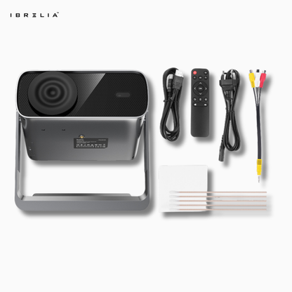 HOCO DT5 Smart Electric Focus Projector (1080P Android Version) | 270 ANSI | 280” Large Screen | WiFi 2.4/5G | IBRELIA™