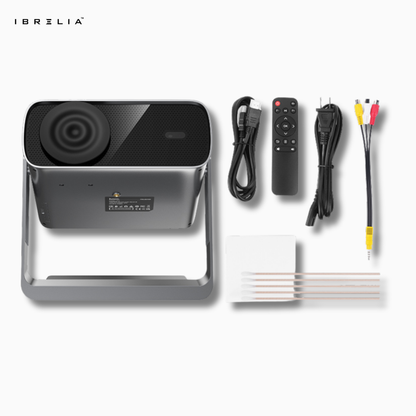 HOCO DT5 Smart Electric Focus Projector (1080P Android Version) | 270 ANSI | 280” Large Screen | WiFi 2.4/5G | IBRELIA™