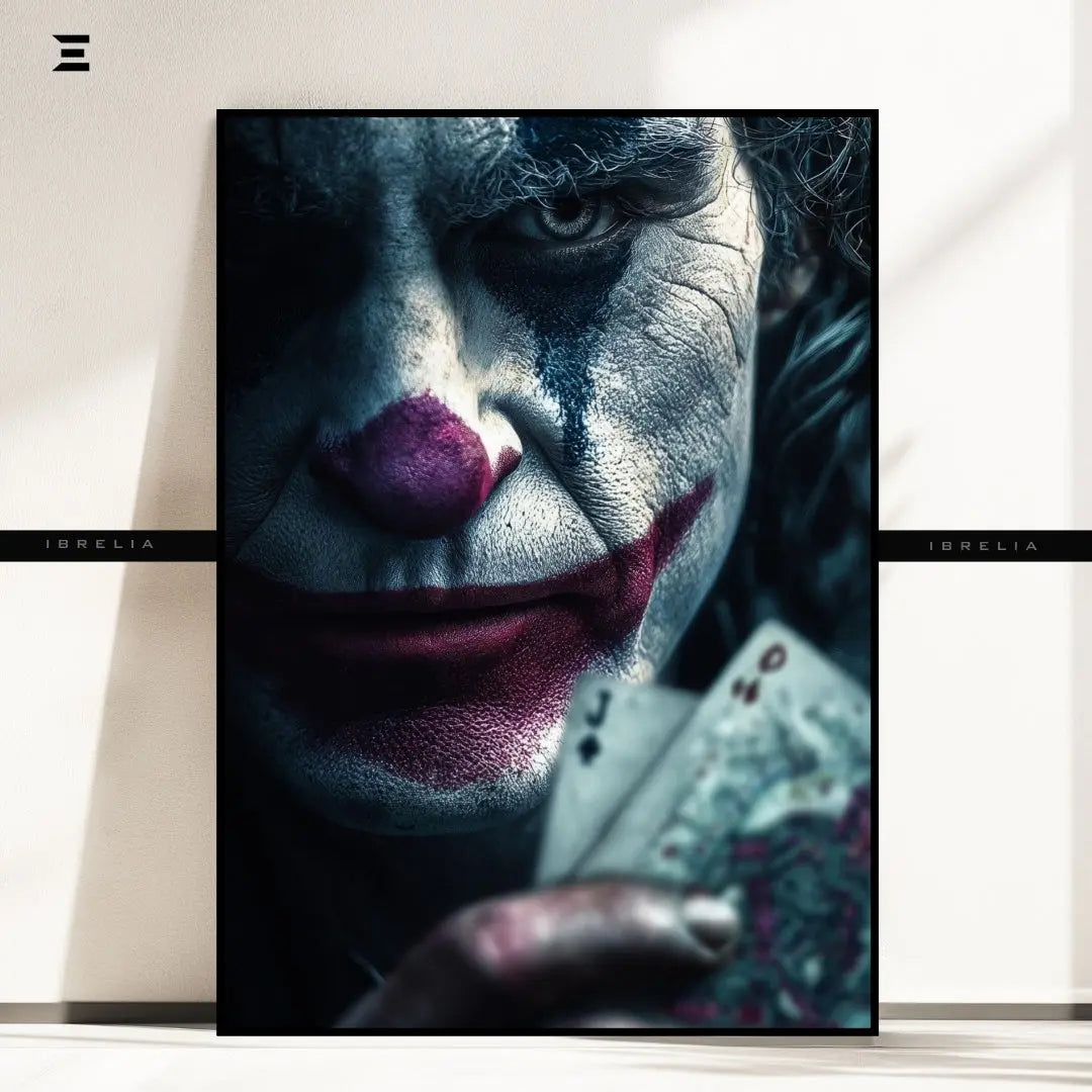 Premium Resin Coated Wall Art – Joker Dark Knight Portrait | IBRELIA Pakistan IBRELIA