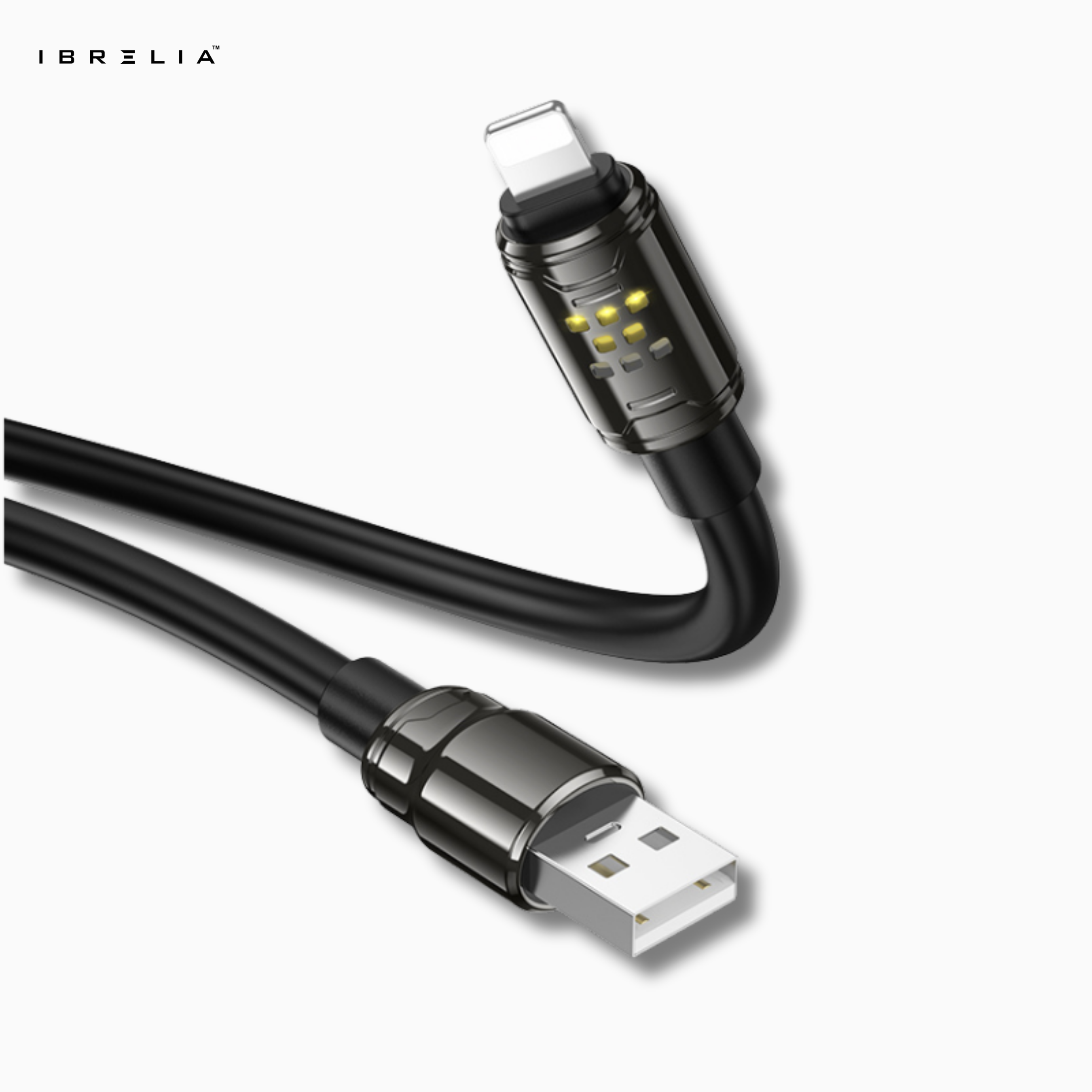 HOCO U143 Joy Ultra-Thick 2.4A Zinc Alloy Charging Data Cable for iPhone | IBRELIA™