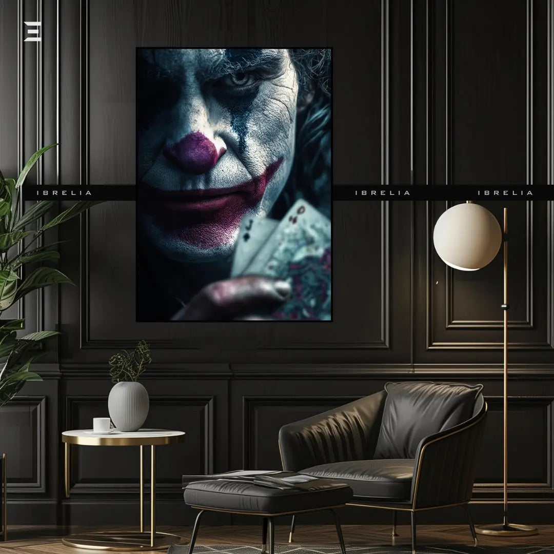 Premium Resin Coated Wall Art – Joker Dark Knight Portrait | IBRELIA Pakistan IBRELIA