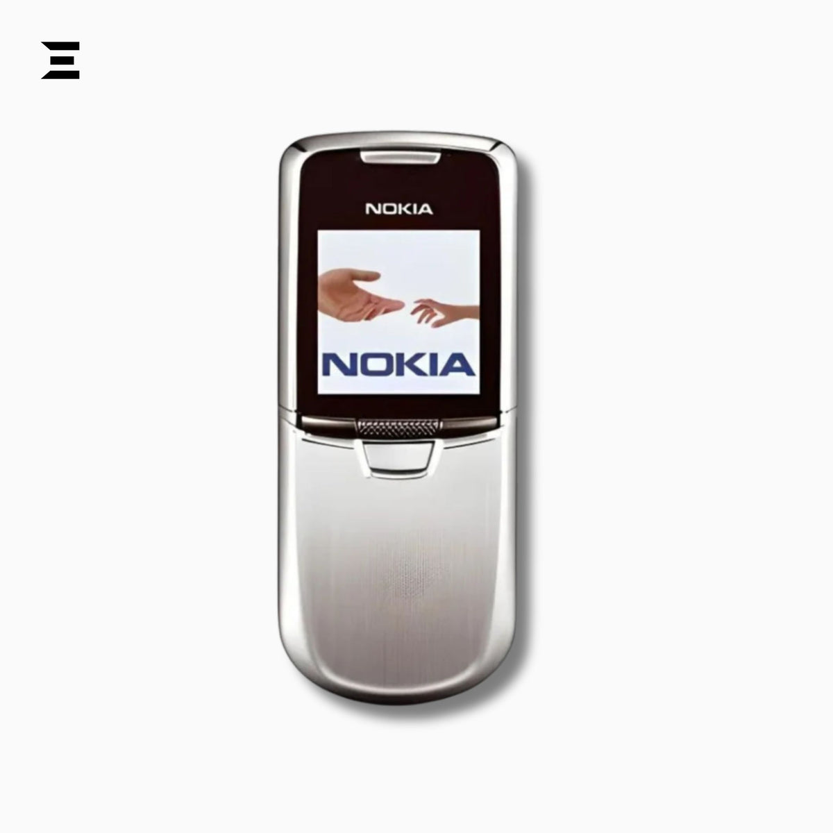 Nokia 8800 Sirocco Silver | Pre-Owned | Original Luxury Slider Phone | Only Phone with Charger