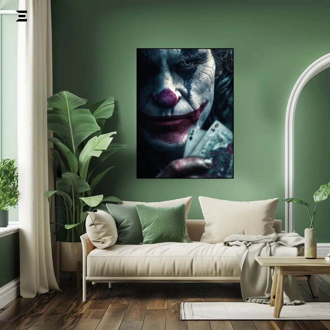 Premium Resin Coated Wall Art – Joker Dark Knight Portrait | IBRELIA Pakistan IBRELIA