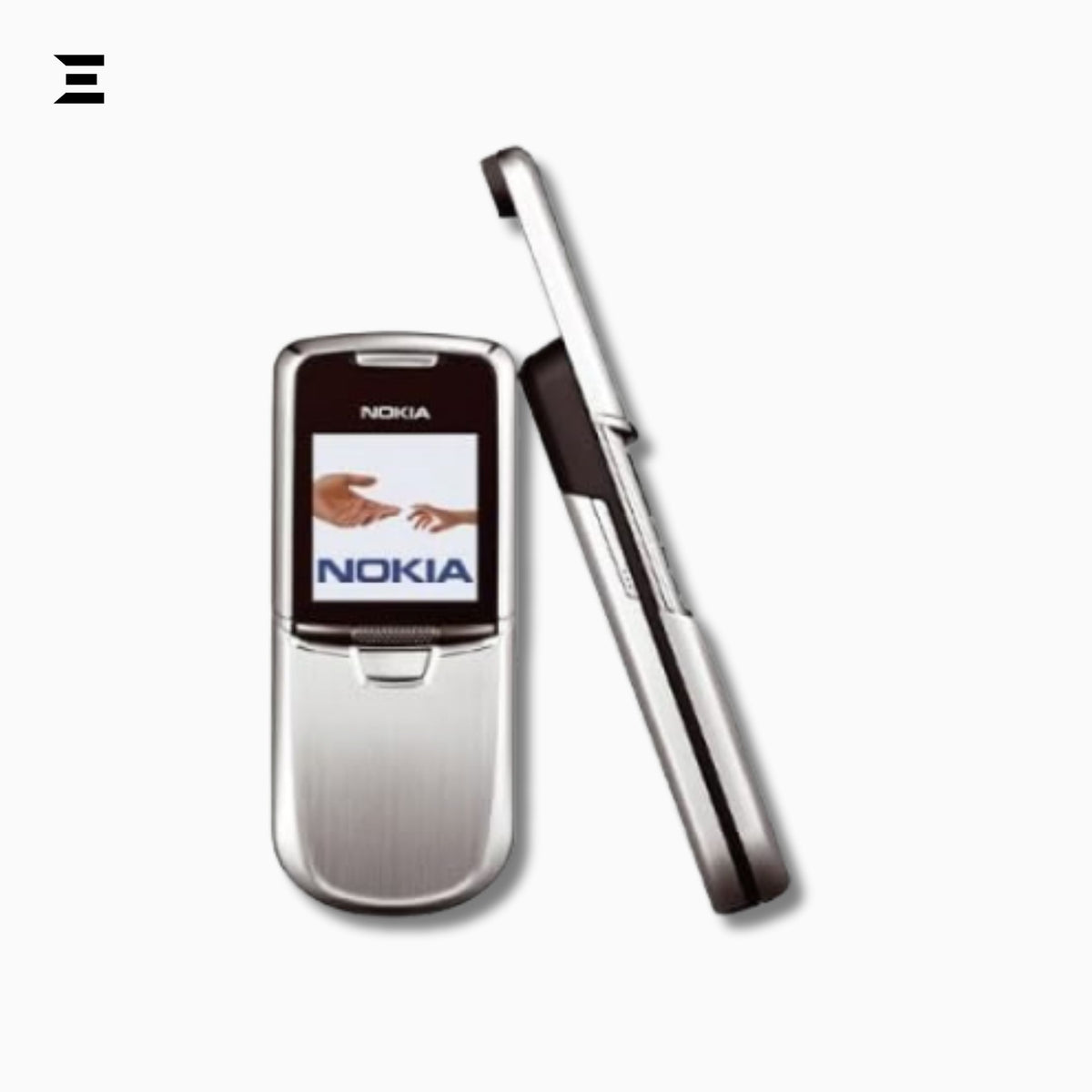 Nokia 8800 Sirocco Silver | Pre-Owned | Original Luxury Slider Phone | Only Phone with Charger