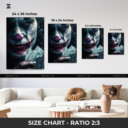 Premium Resin Coated Wall Art – Joker Dark Knight Portrait | IBRELIA Pakistan IBRELIA