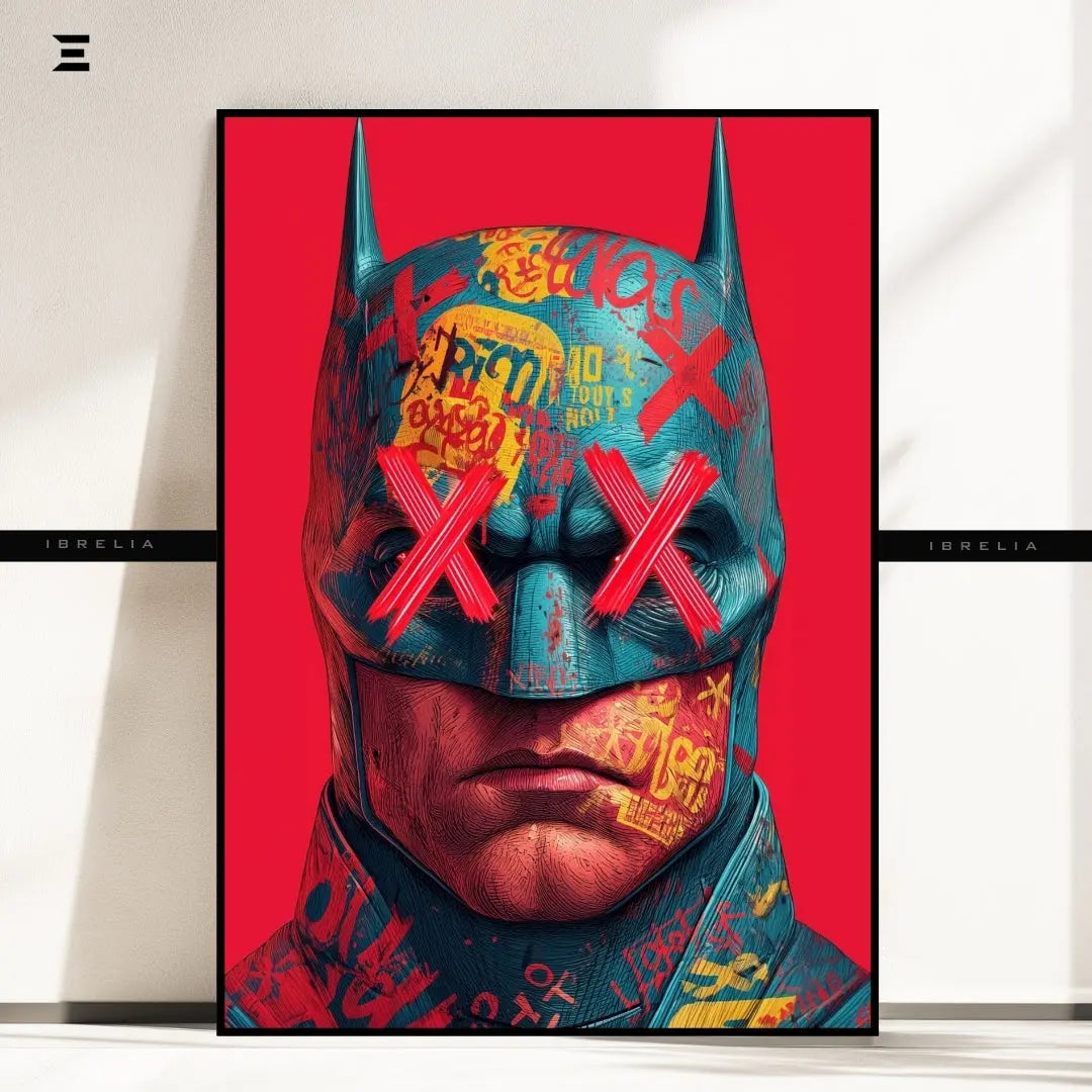 Graffiti Batman Resin Wall Art – Pop Culture Superhero Collectible | IBRELIA Pakistan IBRELIA