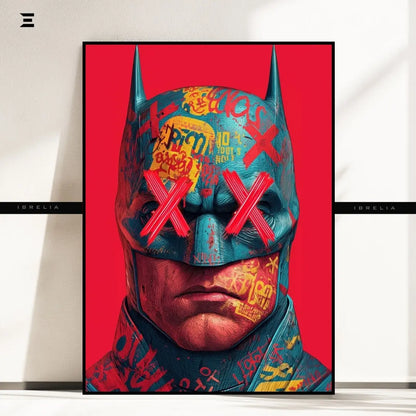 Graffiti Batman Resin Wall Art – Pop Culture Superhero Collectible | IBRELIA Pakistan IBRELIA