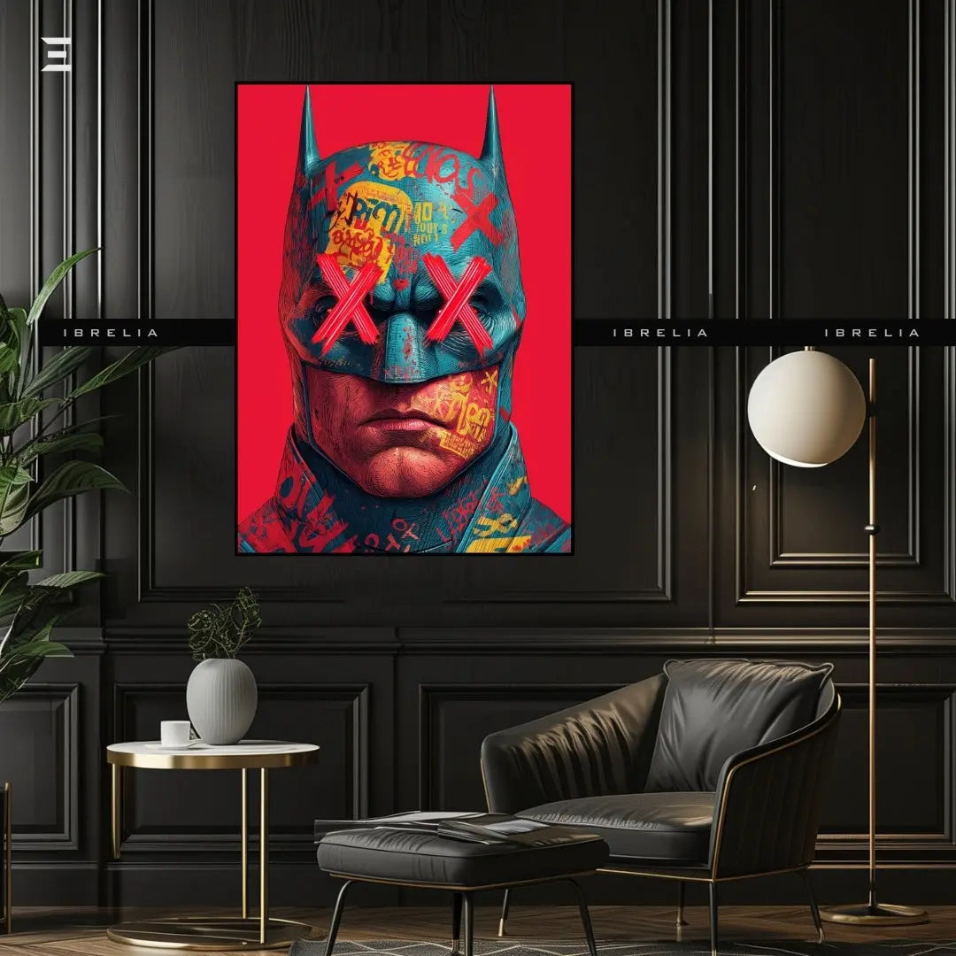 Graffiti Batman Resin Wall Art – Pop Culture Superhero Collectible | IBRELIA Pakistan IBRELIA