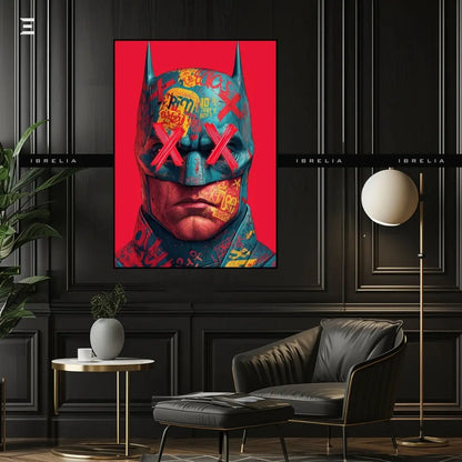 Graffiti Batman Resin Wall Art – Pop Culture Superhero Collectible | IBRELIA Pakistan IBRELIA