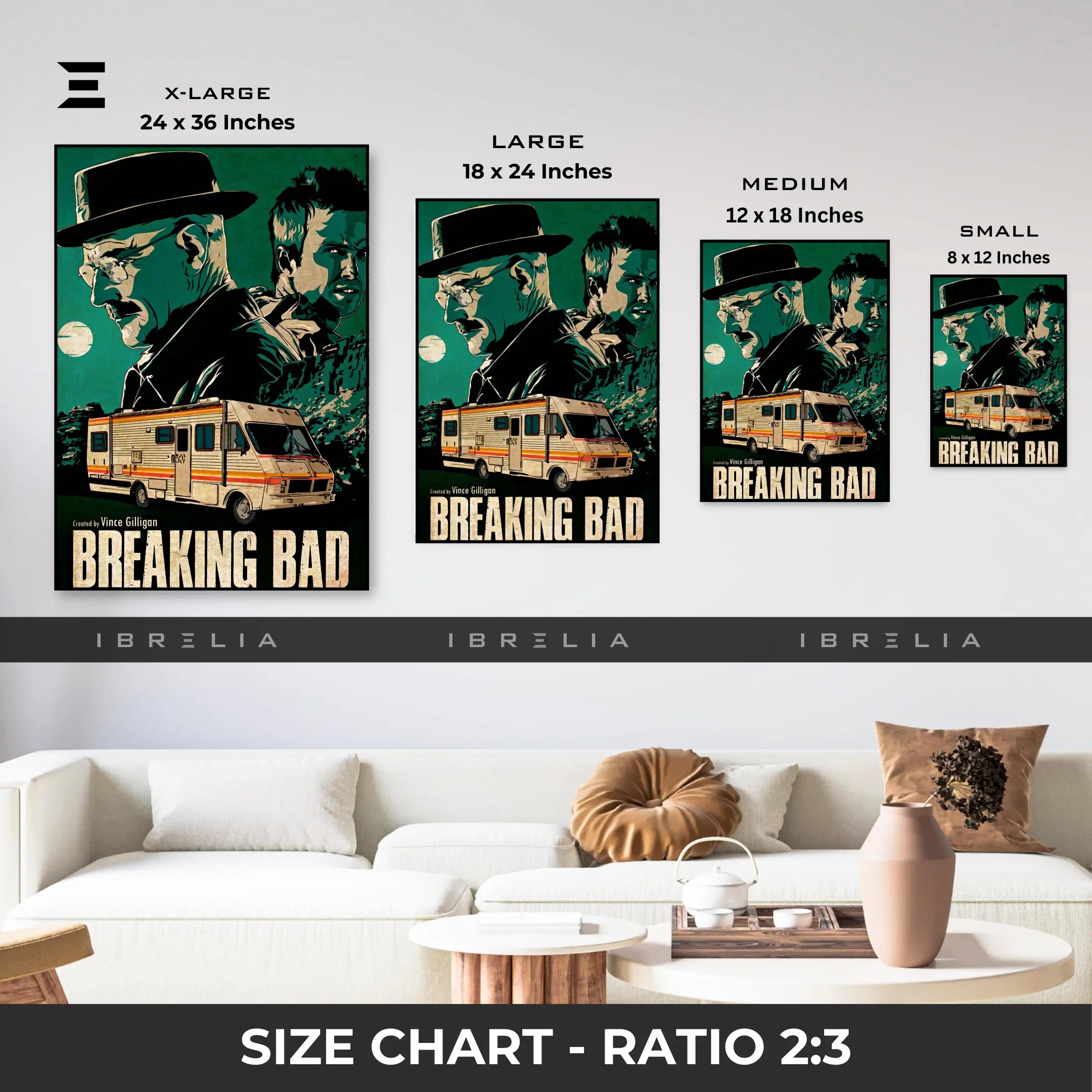 Breaking Bad Resin Wall Art – Walter White & Jesse Pinkman Edition | IBRELIA IBRELIA