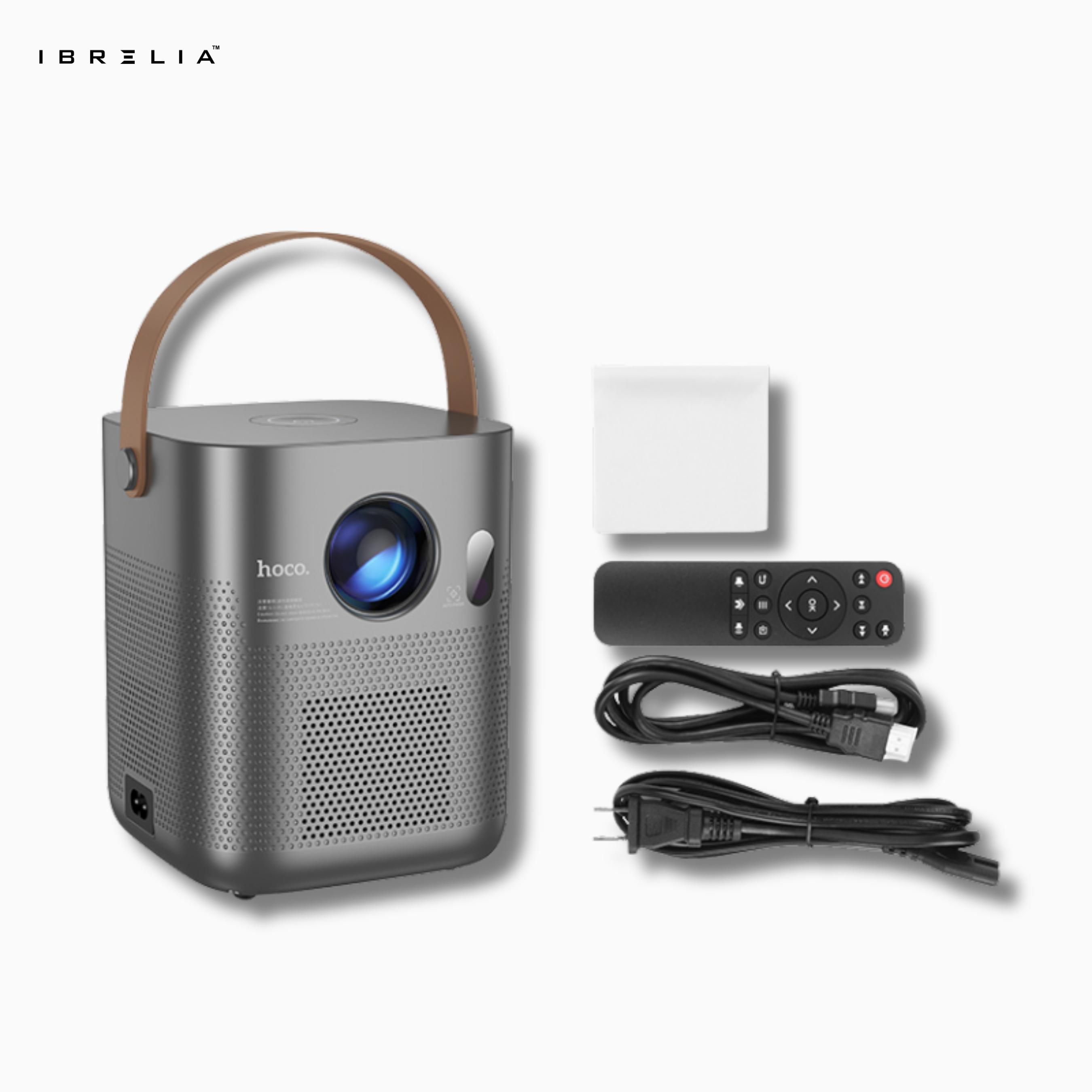 HOCO DT4 Smart Full Auto-Focus Projector (720P Android Version) | 190 ANSI | Auto Keystone | WiFi 2.4/5G | IBRELIA™