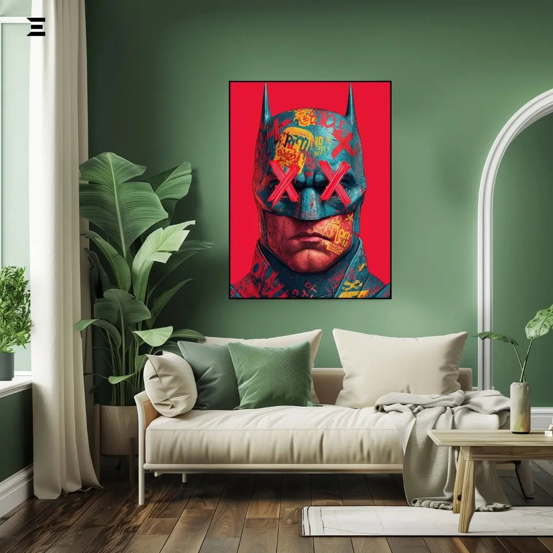 Graffiti Batman Resin Wall Art – Pop Culture Superhero Collectible | IBRELIA Pakistan IBRELIA