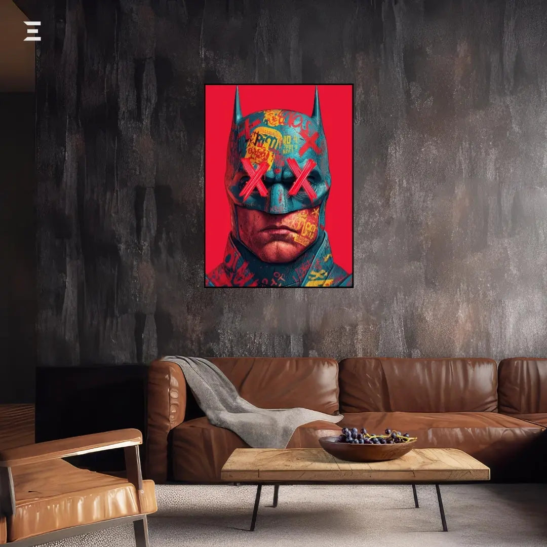 Graffiti Batman Resin Wall Art – Pop Culture Superhero Collectible | IBRELIA Pakistan IBRELIA