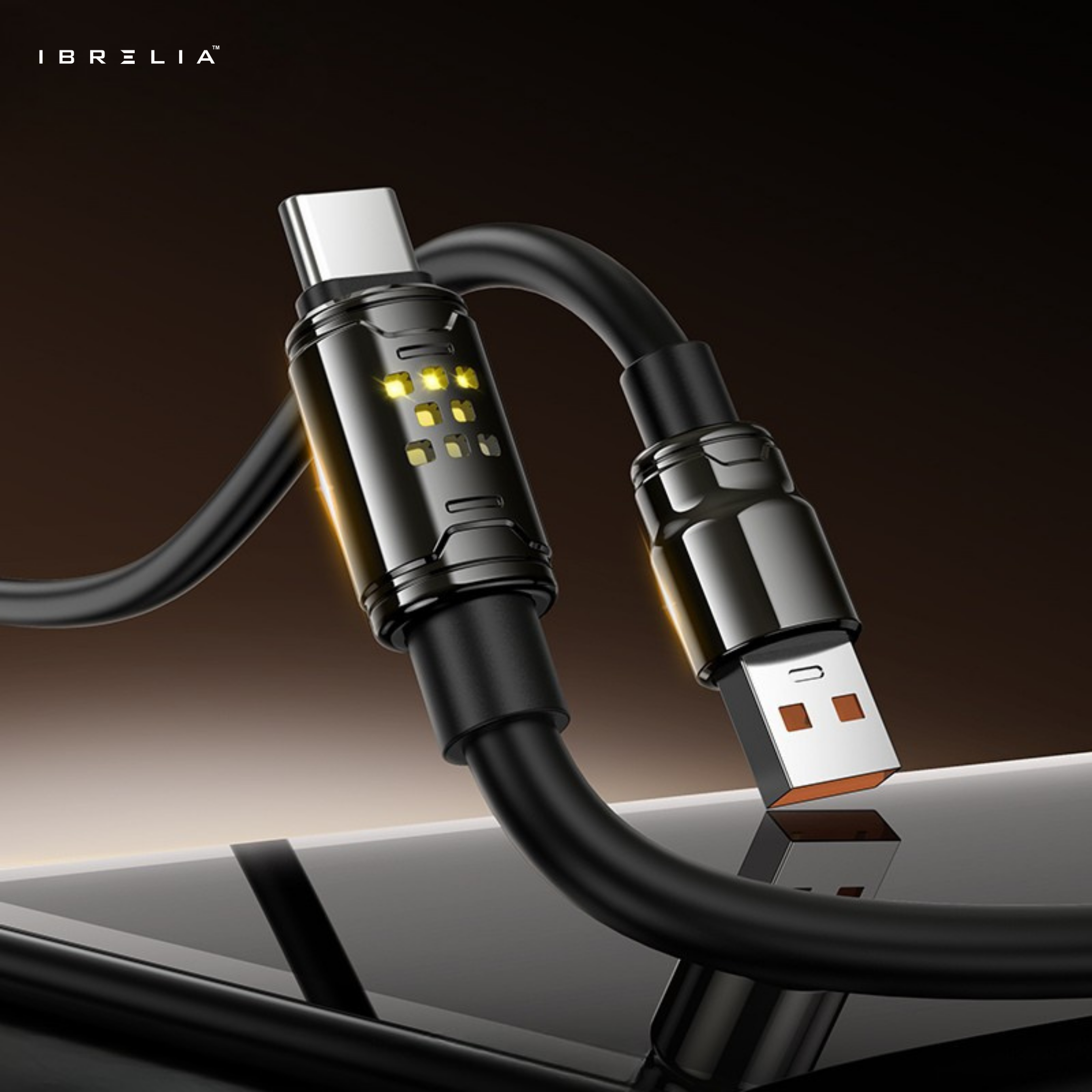 HOCO U143 Joy 5A Ultra-Thick Zinc Alloy Fast Charging Cable (Type-C) | IBRELIA™