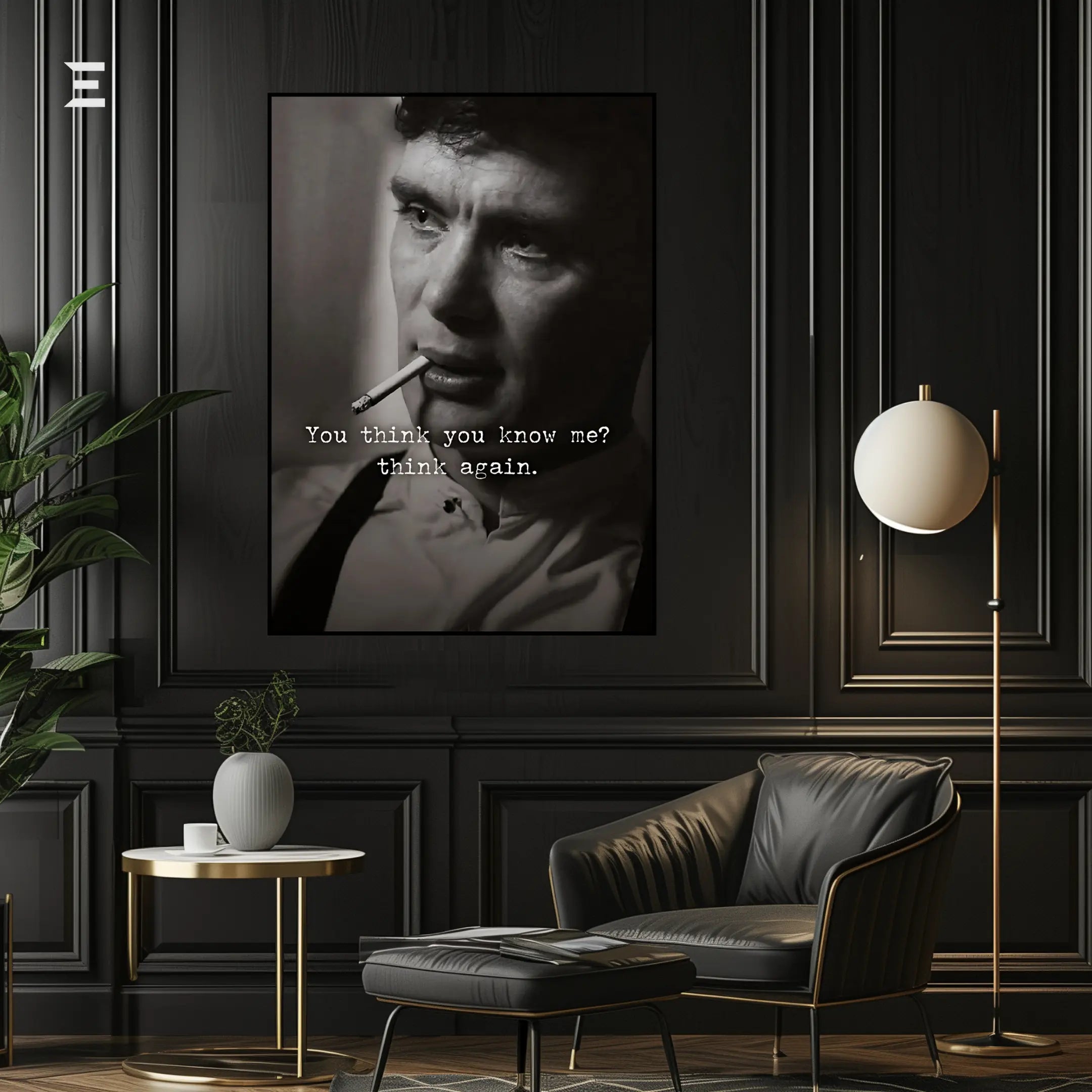 Peaky Blinders Resin Wall Art – Thomas Shelby Quote Edition | IBRELIA IBRELIA