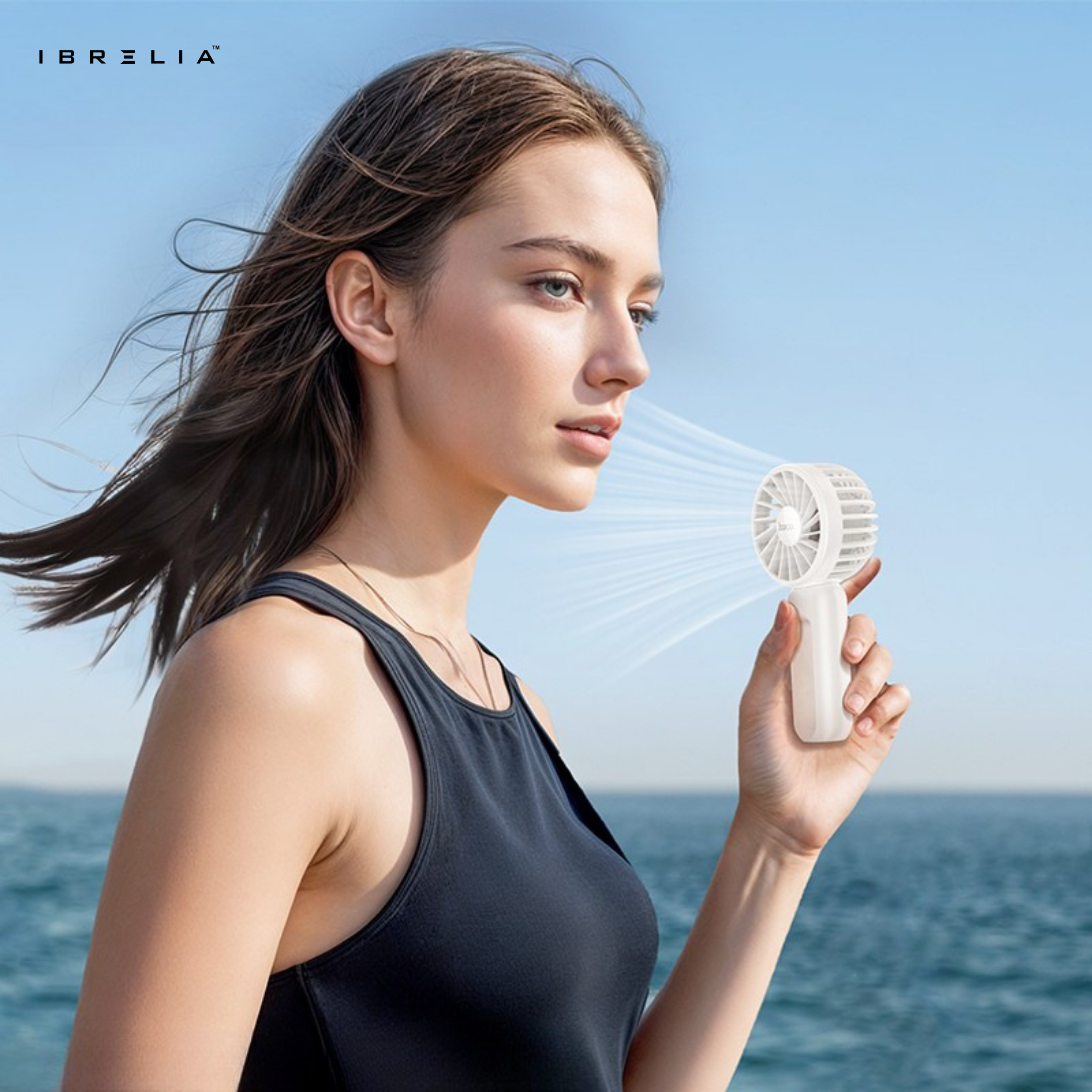 HOCO HX60 – 2-IN-1 Portable Handheld & Desktop Stand Fan | IBRELIA™