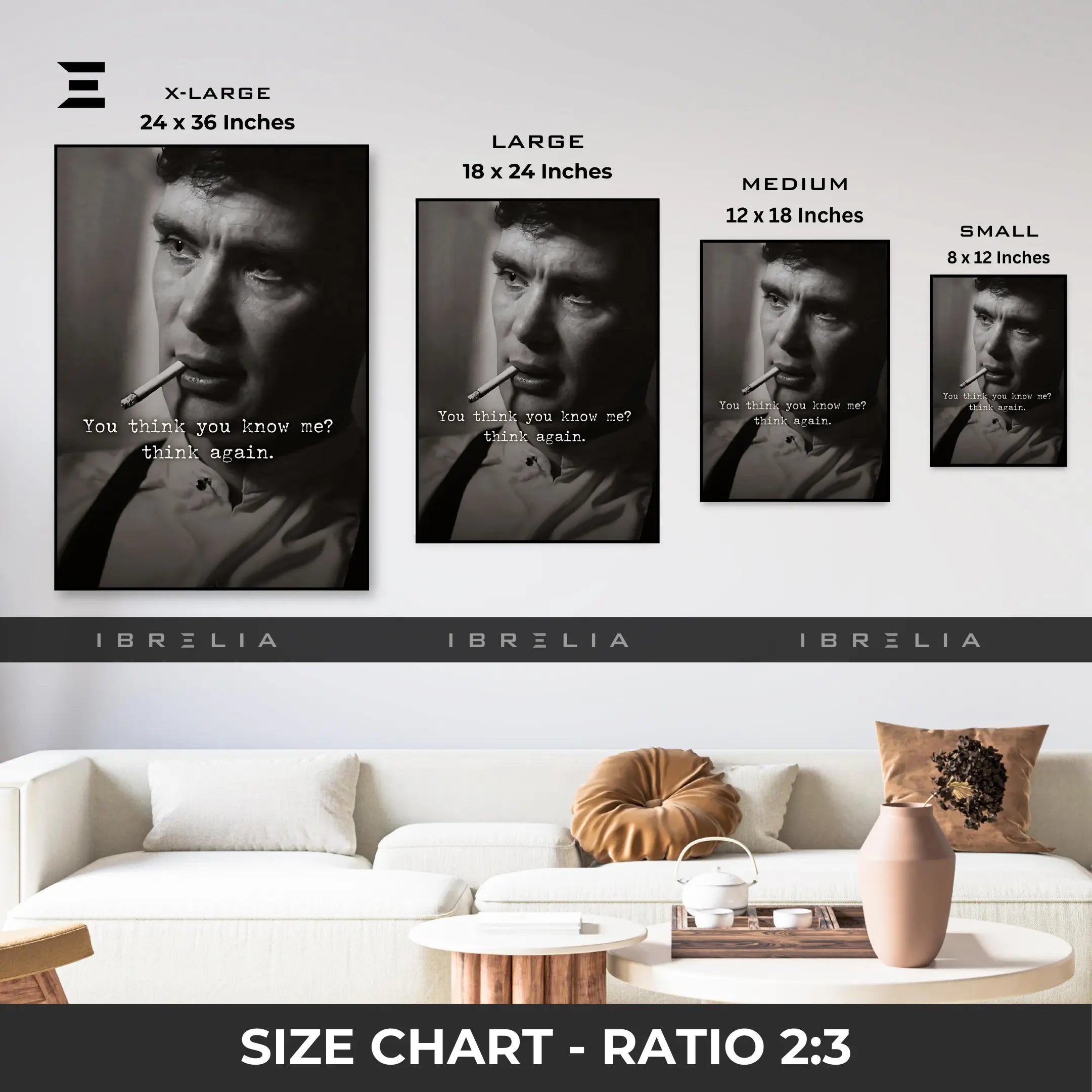 Peaky Blinders Resin Wall Art – Thomas Shelby Quote Edition | IBRELIA IBRELIA