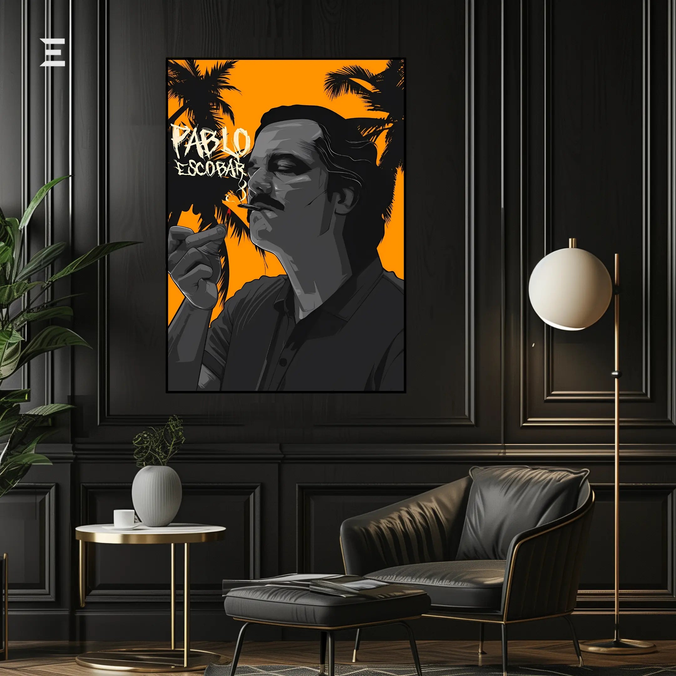 Pablo Escobar Resin Wall Art – Narcos Edition | IBRELIA IBRELIA