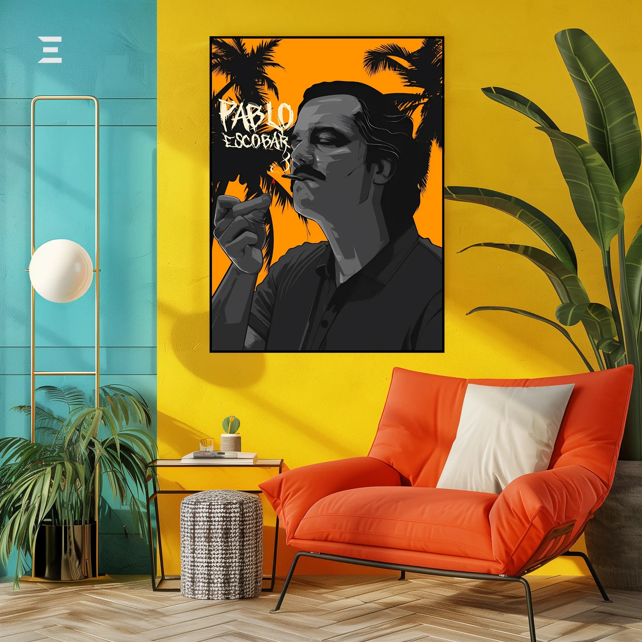 Pablo Escobar Resin Wall Art – Narcos Edition | IBRELIA IBRELIA