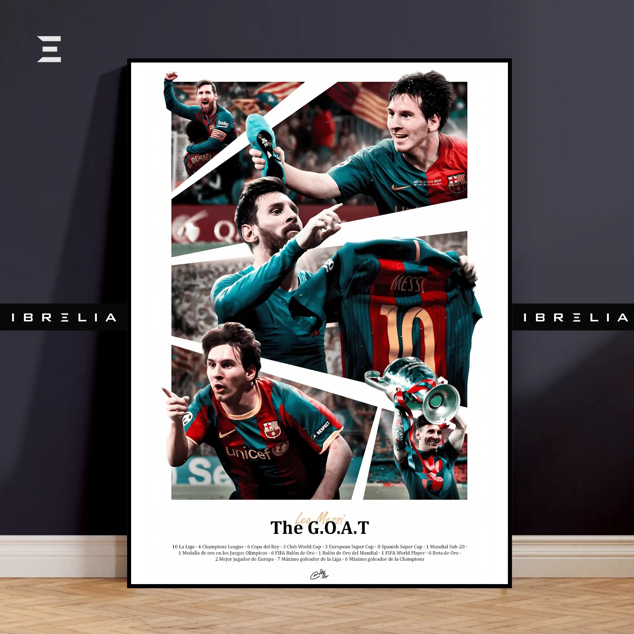 Lionel Messi Resin Wall Art – The G.O.A.T Edition | IBRELIA IBRELIA