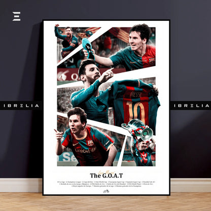 Lionel Messi Resin Wall Art – The G.O.A.T Edition | IBRELIA IBRELIA