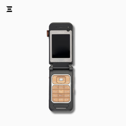 Nokia 7390 Black & Bronze (Brand New – Only Phone) | Original Nokia Flip Fashion Phone | Rare Collector's Edition