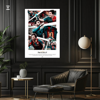 Lionel Messi Resin Wall Art – The G.O.A.T Edition | IBRELIA IBRELIA