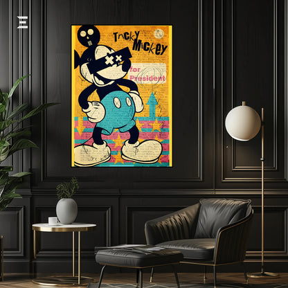 Tricky Mickey Resin Wall Art – Pop Art Street Style | IBRELIA IBRELIA