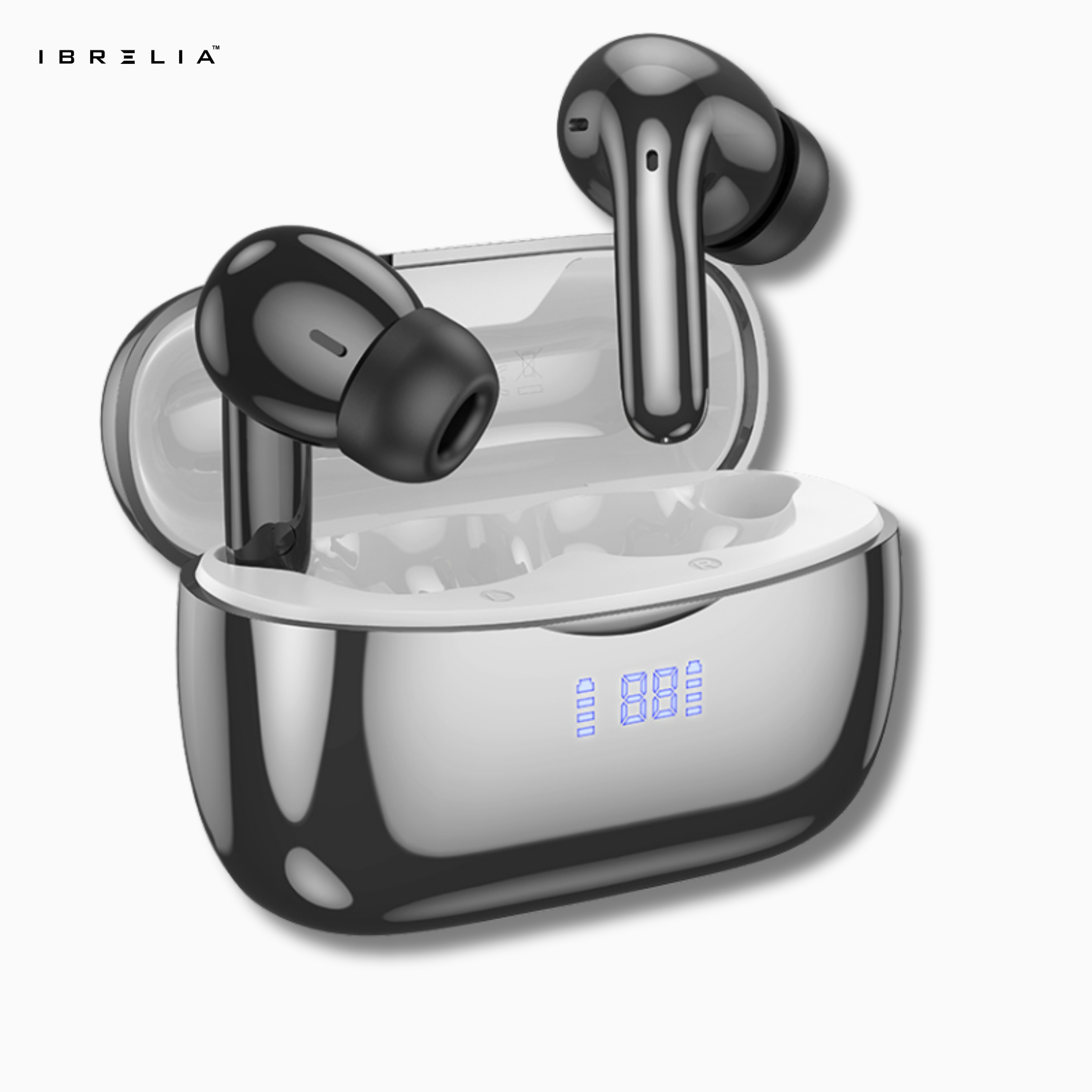HOCO EQ16 Shine ANC+ENC Wireless BT Headset – Bluetooth 5.3 Noise Cancelling Earbuds with 7-Hour Battery | IBRELIA™