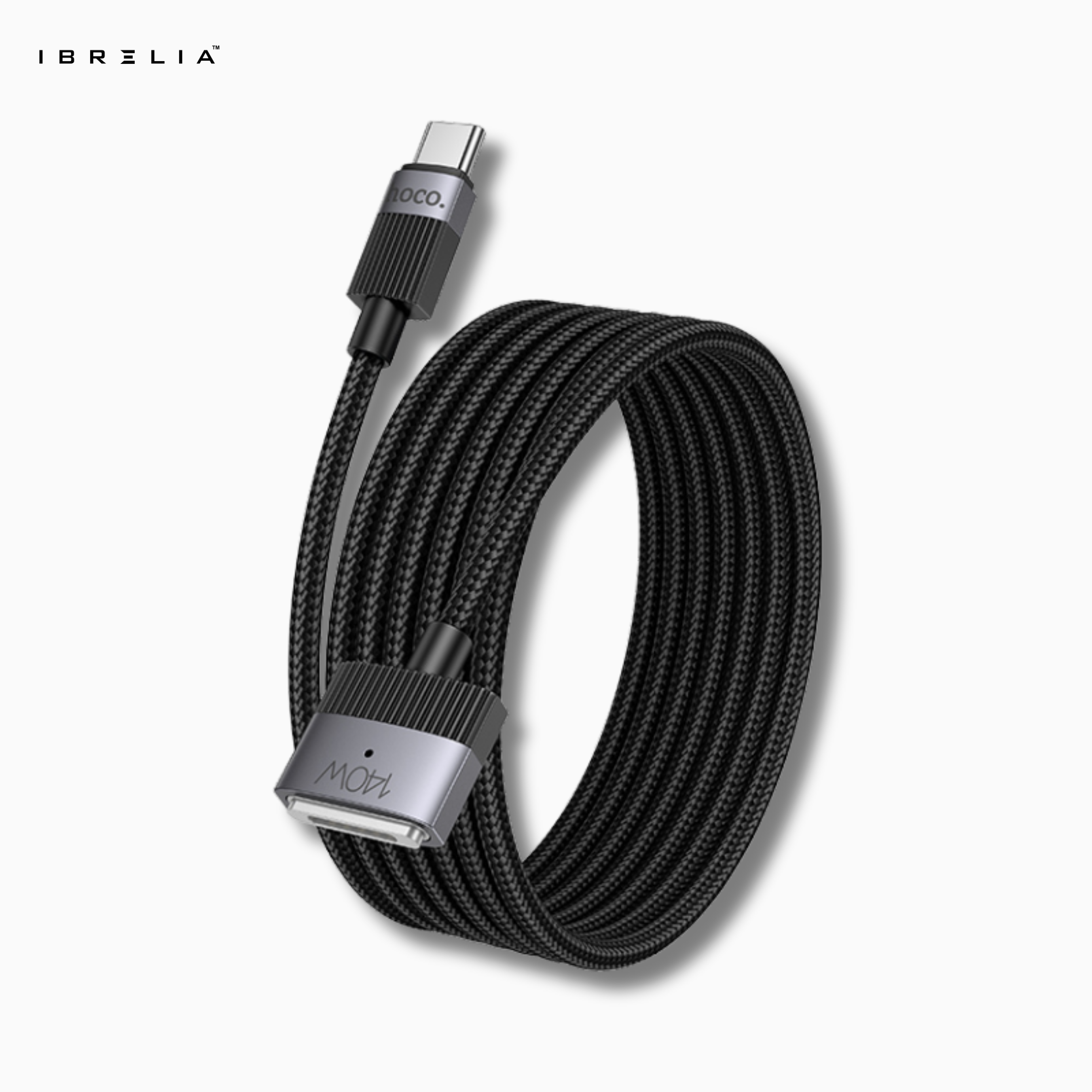 HOCO U141 Magnetic USB-C to Mag3 140W Fast Charging Cable for MacBook | IBRELIA™