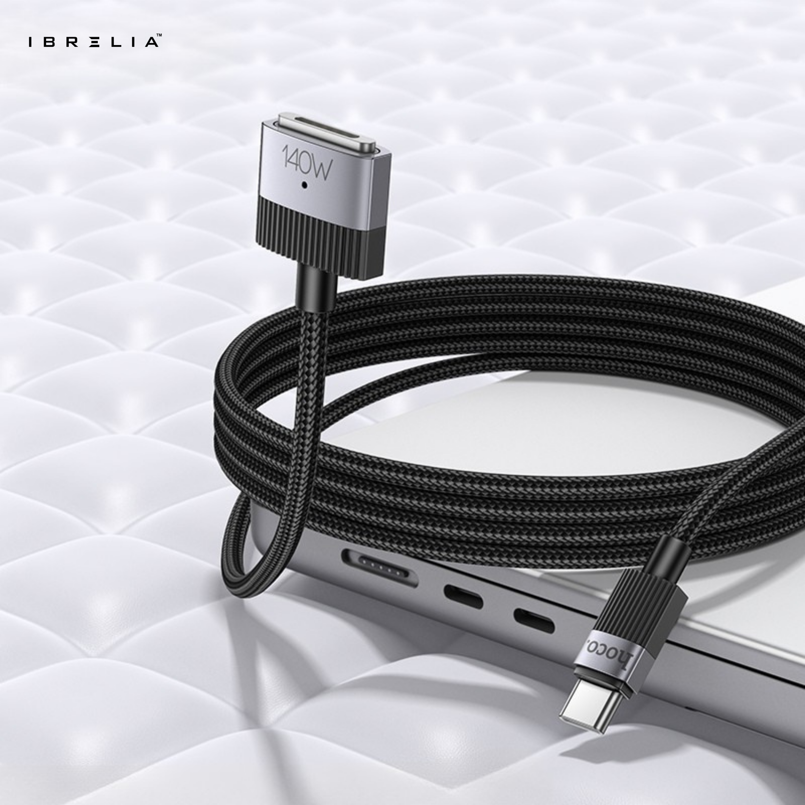 HOCO U141 Magnetic USB-C to Mag3 140W Fast Charging Cable for MacBook | IBRELIA™