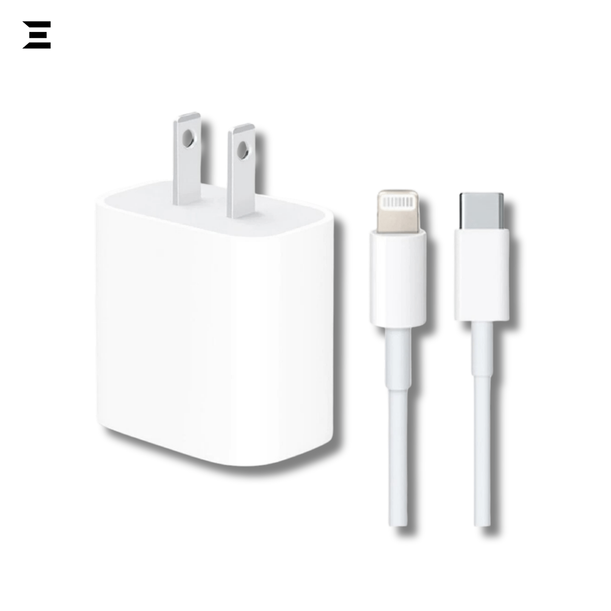 iPhone 25W USB - C Power Adapter + Lightning Cable (2 - Pin, 1m) | IBRELIA™ - IBRELIA