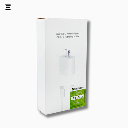 iPhone 25W USB - C Power Adapter + Lightning Cable (2 - Pin, 1m) | IBRELIA™ - IBRELIA