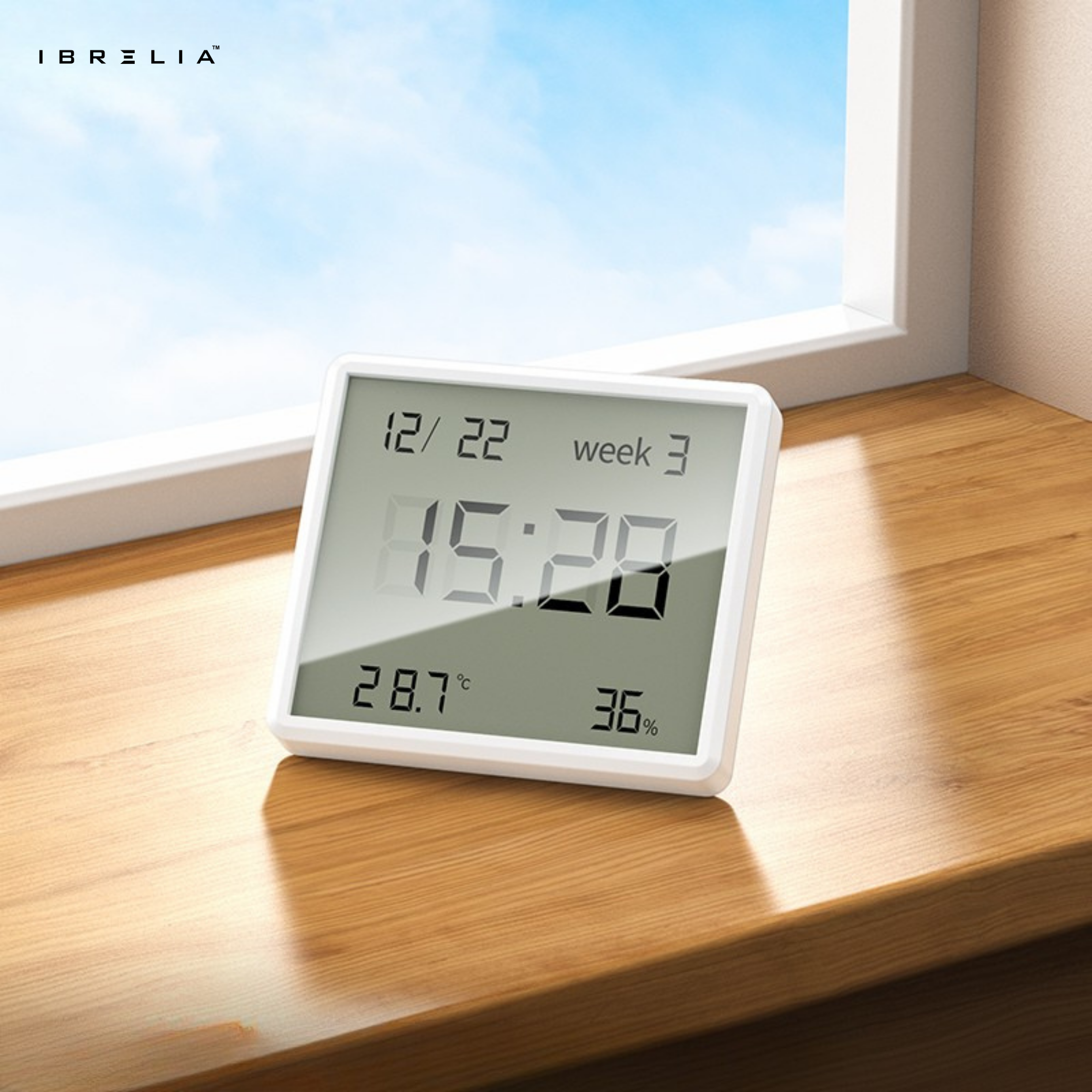 HOCO HX41 – 5-in-1 Indoor Electronic Clock with Hygrothermometer | IBRELIA™