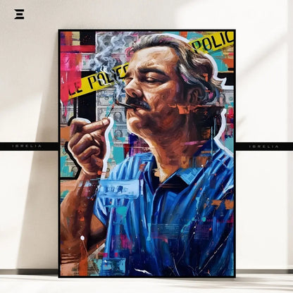 Pablo Escobar Graffiti Resin Wall Art – Narcos Inspired Collectible | IBRELIA IBRELIA